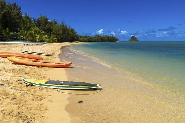 Enjoy a day of outdoor activities on this secret beach tour.